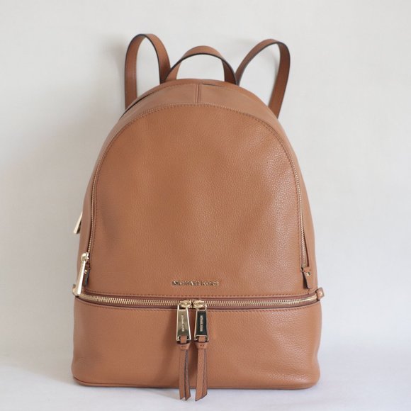 rhea large leather backpack